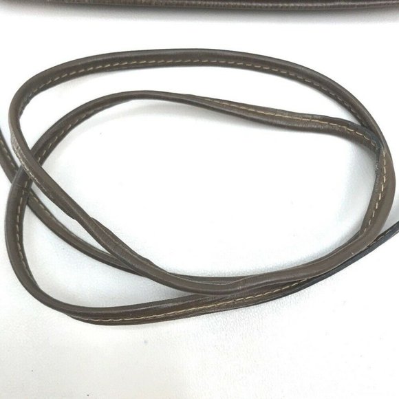 Authentic FENDI FF Zucca pattern Pochette Cross body Shoulder Bag Vinyl x Leathe - Picture 8 of 11